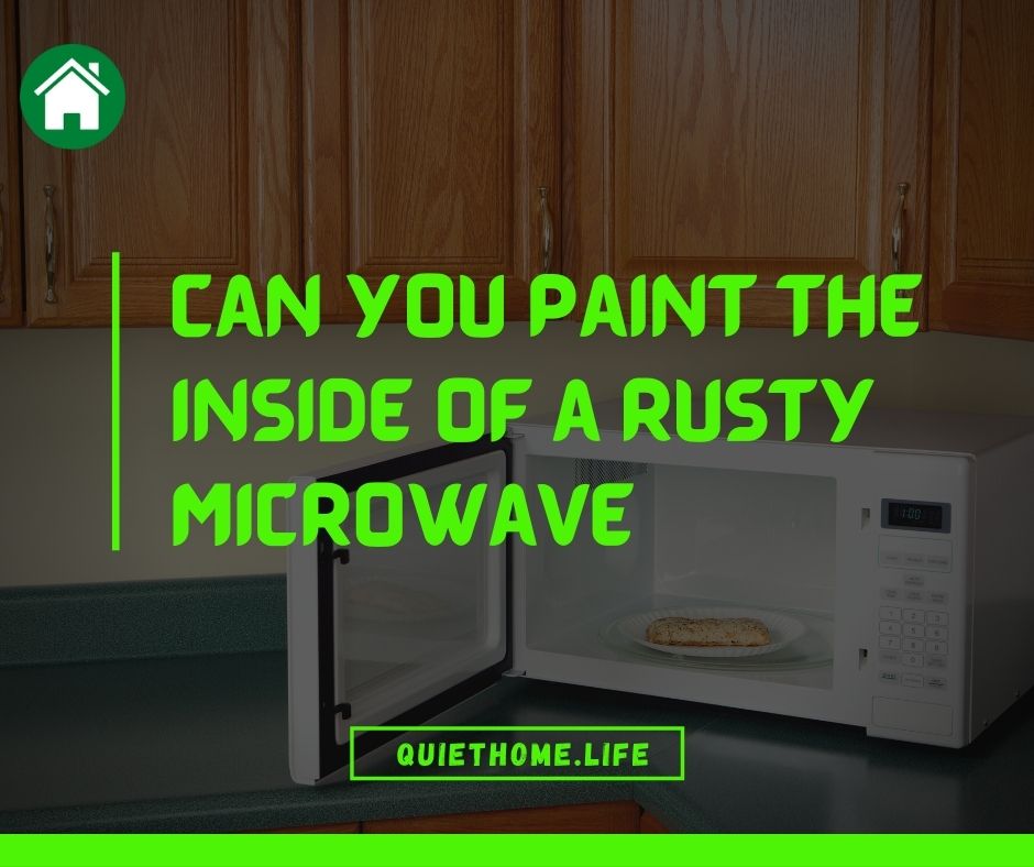Can you paint the inside of a rusty microwave