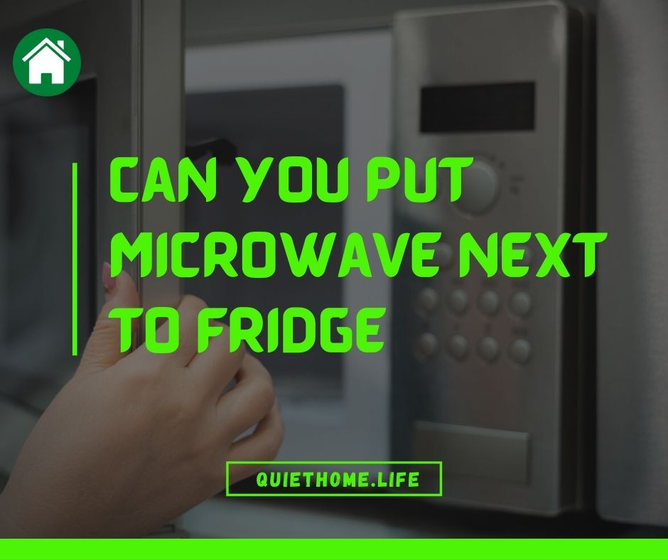 Can you put microwave next to fridge