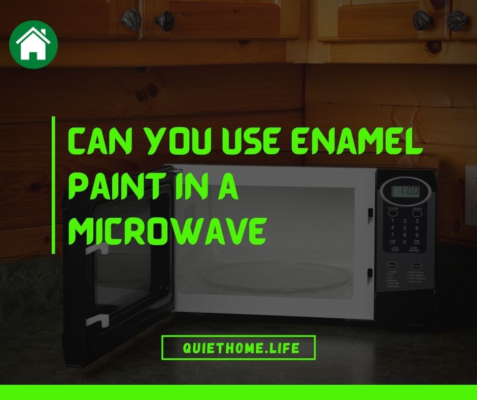 Can you use enamel paint in a microwave