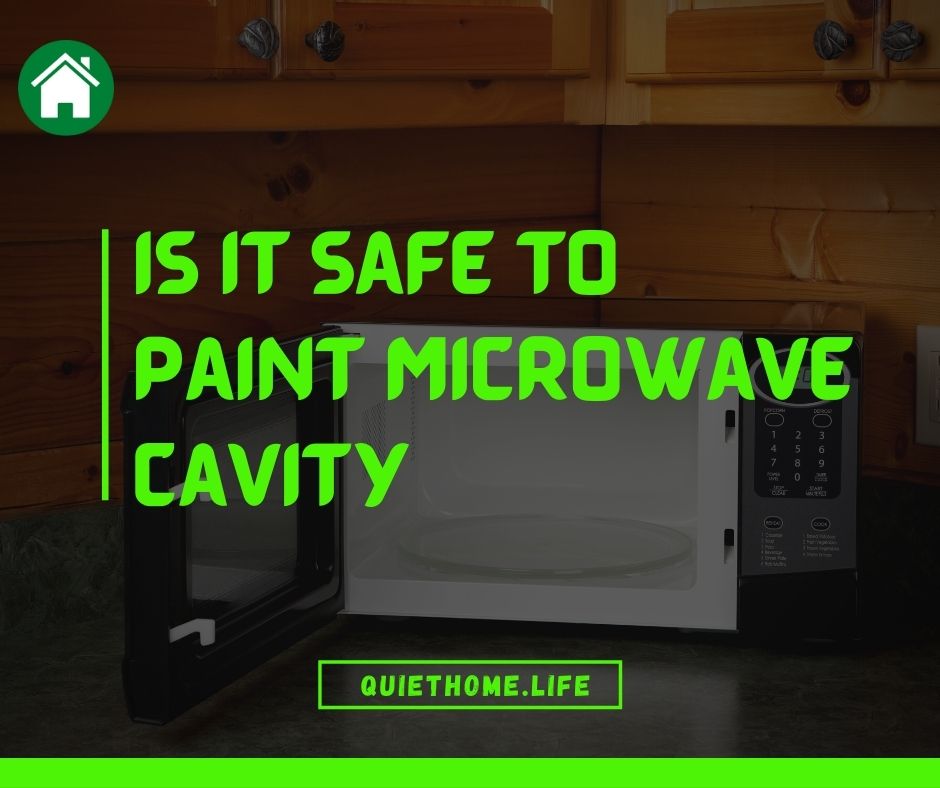 Is it safe to paint microwave cavity