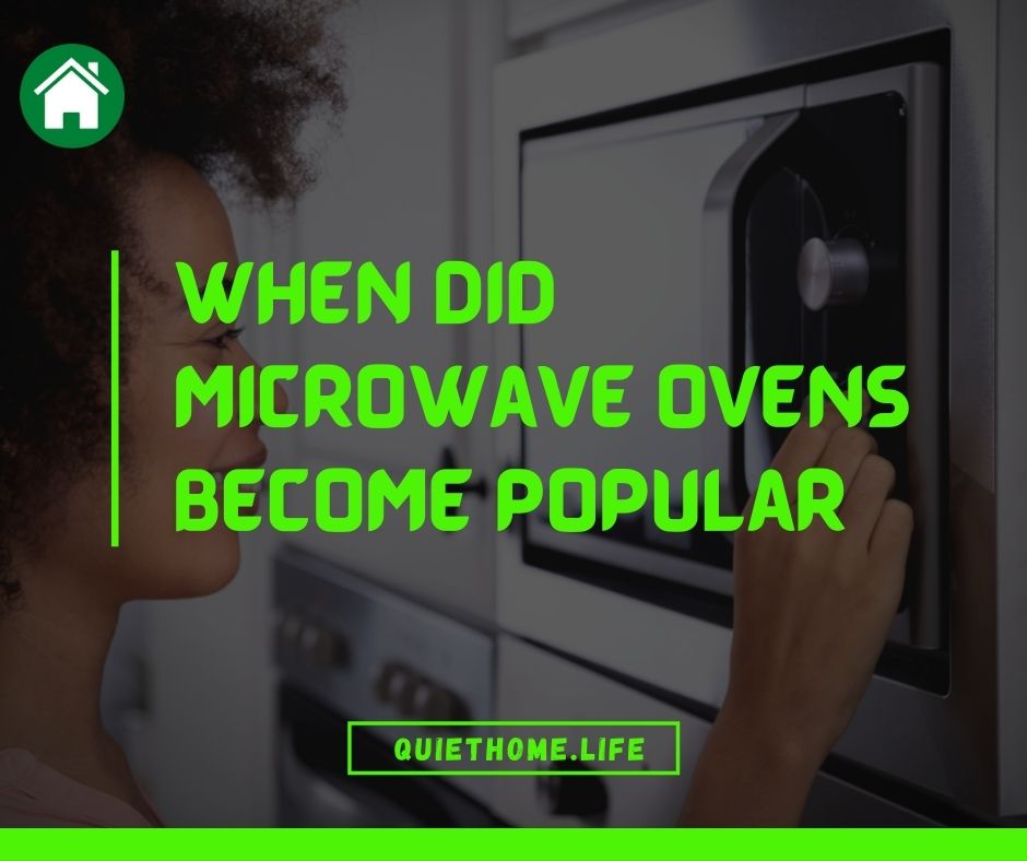 When did Microwave Ovens become Popular