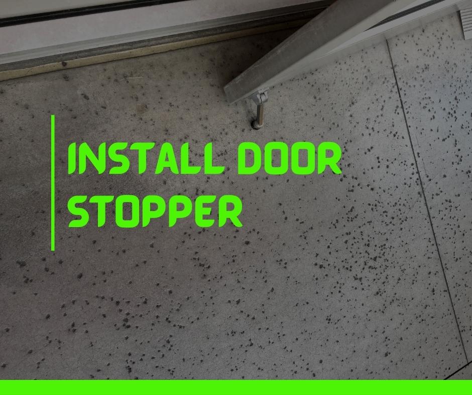 Install Door Stopper