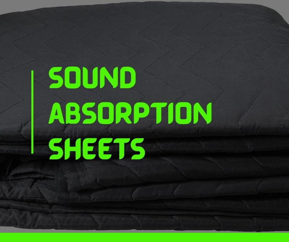 Sound absorption sheets