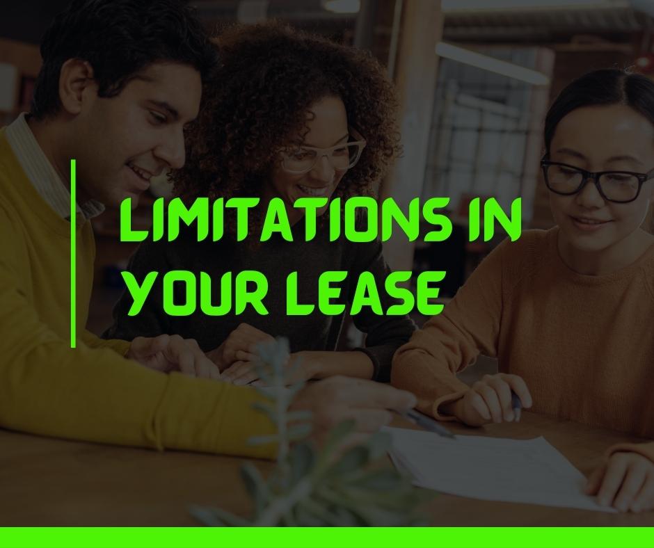 Limitations in Your Lease