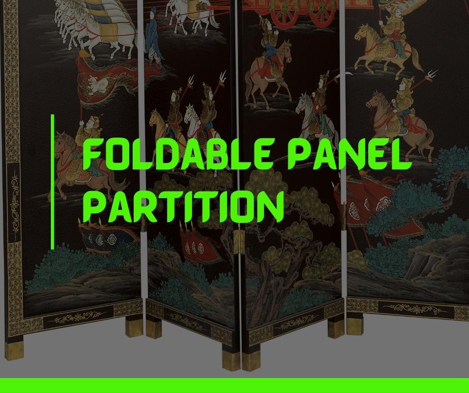 Foldable Panel Partition