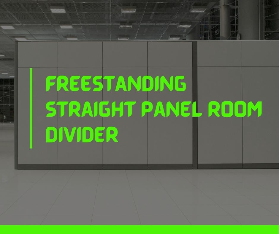 Freestanding Straight Panel Room Divider