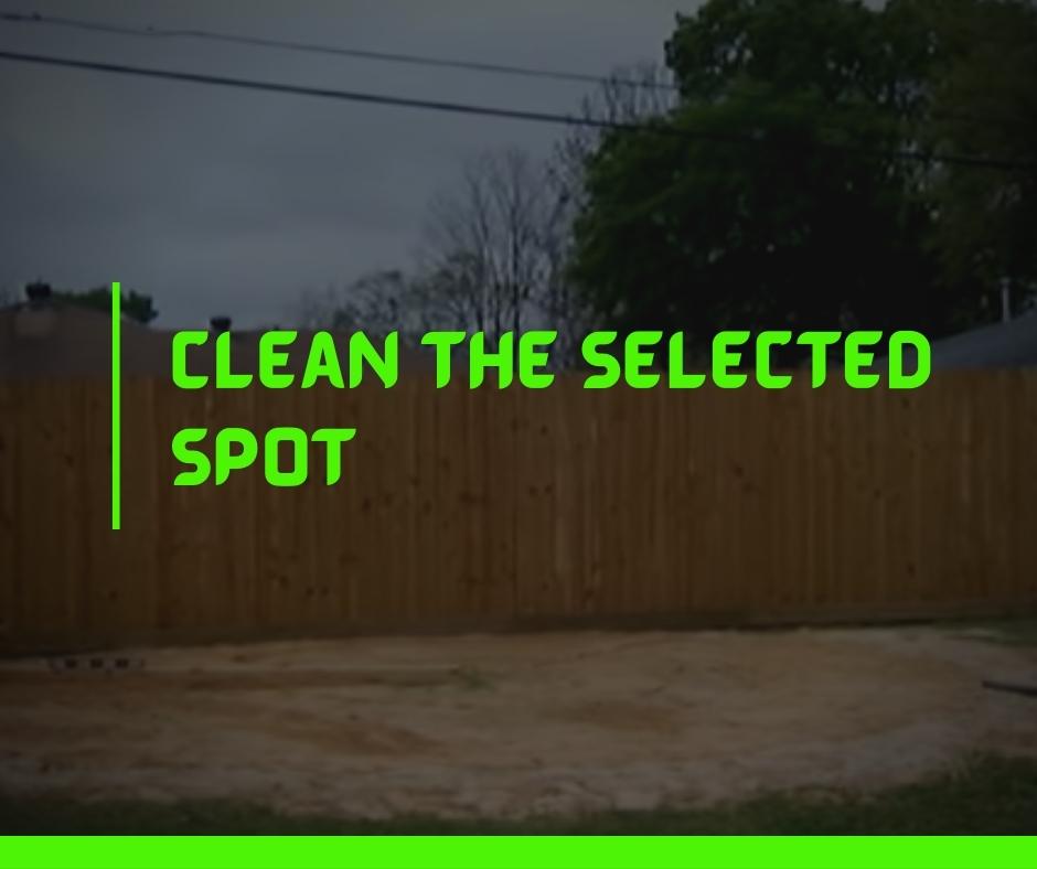 Clean The Selected Spot
