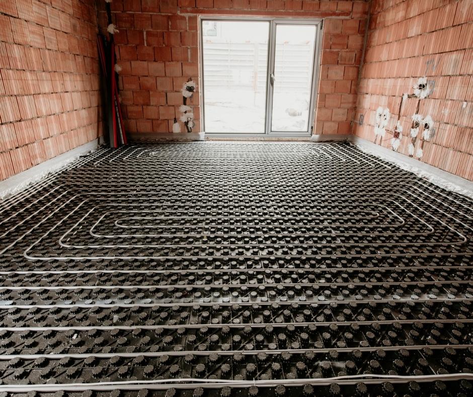 Radiant floor heating system